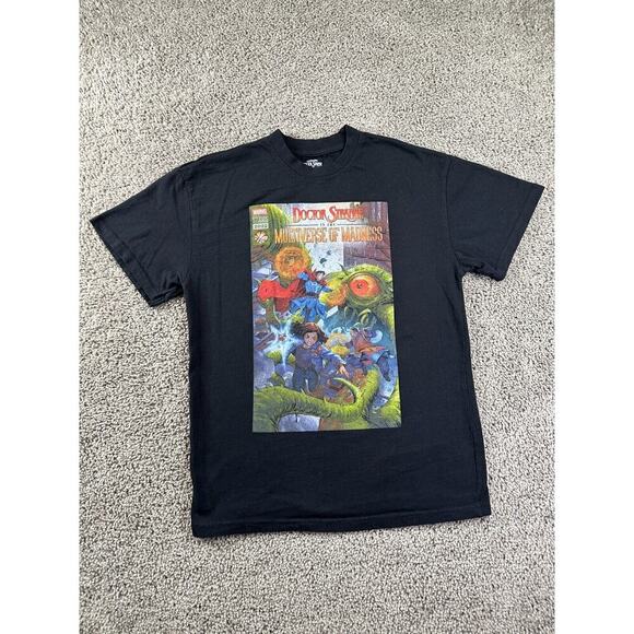 Doctor Strange Shirt Mens L (Small) Black Green Multiverse Of Madness FLAW - Picture 2 of 10